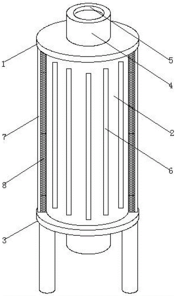 一种转动式工业除尘器
